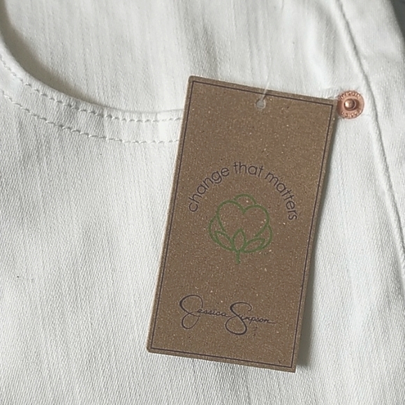 Jessica Simpson White  High Waist Shorts - Picture 6 of 10